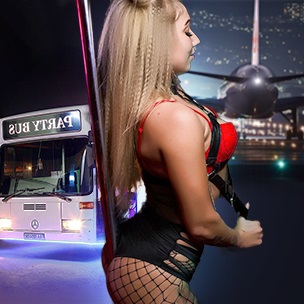 Strip Party Bus Airport Transfer